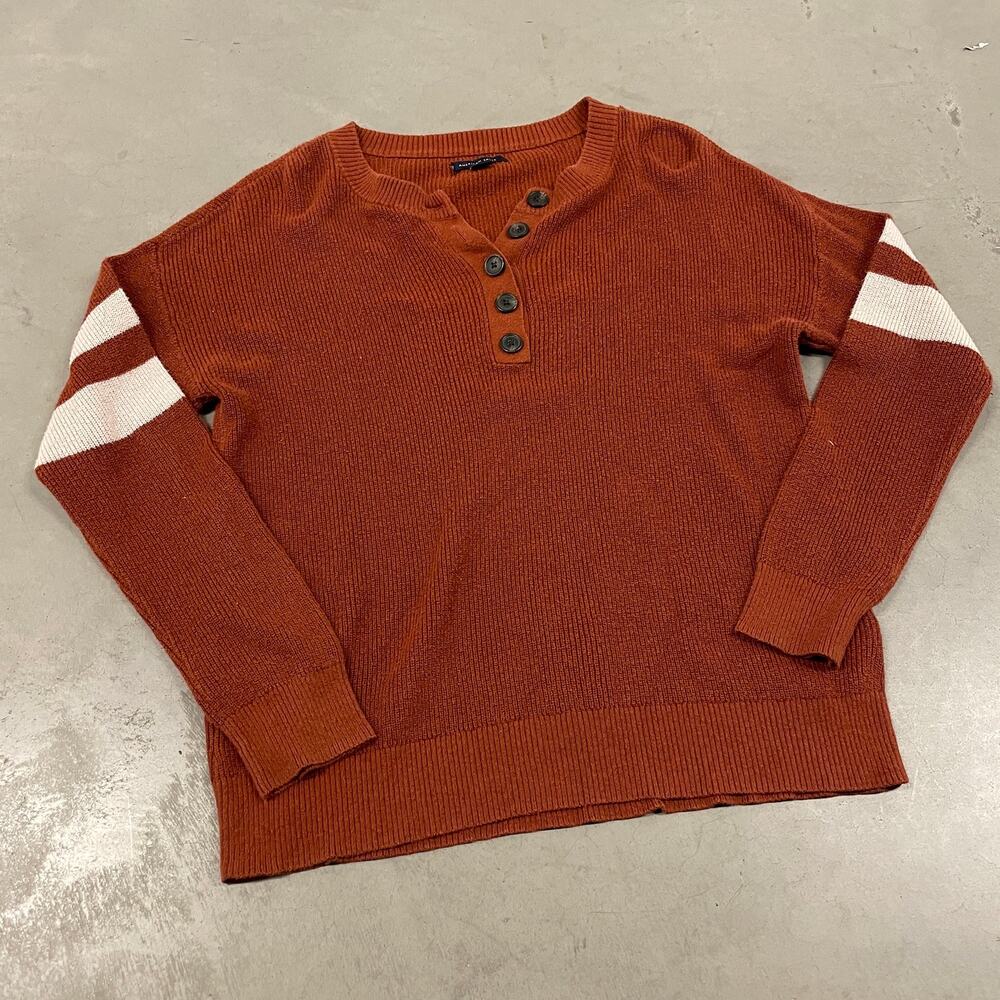 Y2K American eagle Henley sweater